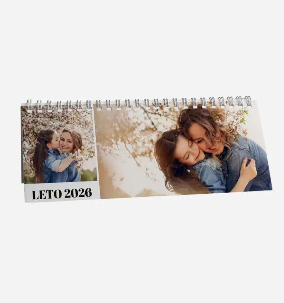 Namizni koledar s fotografijo