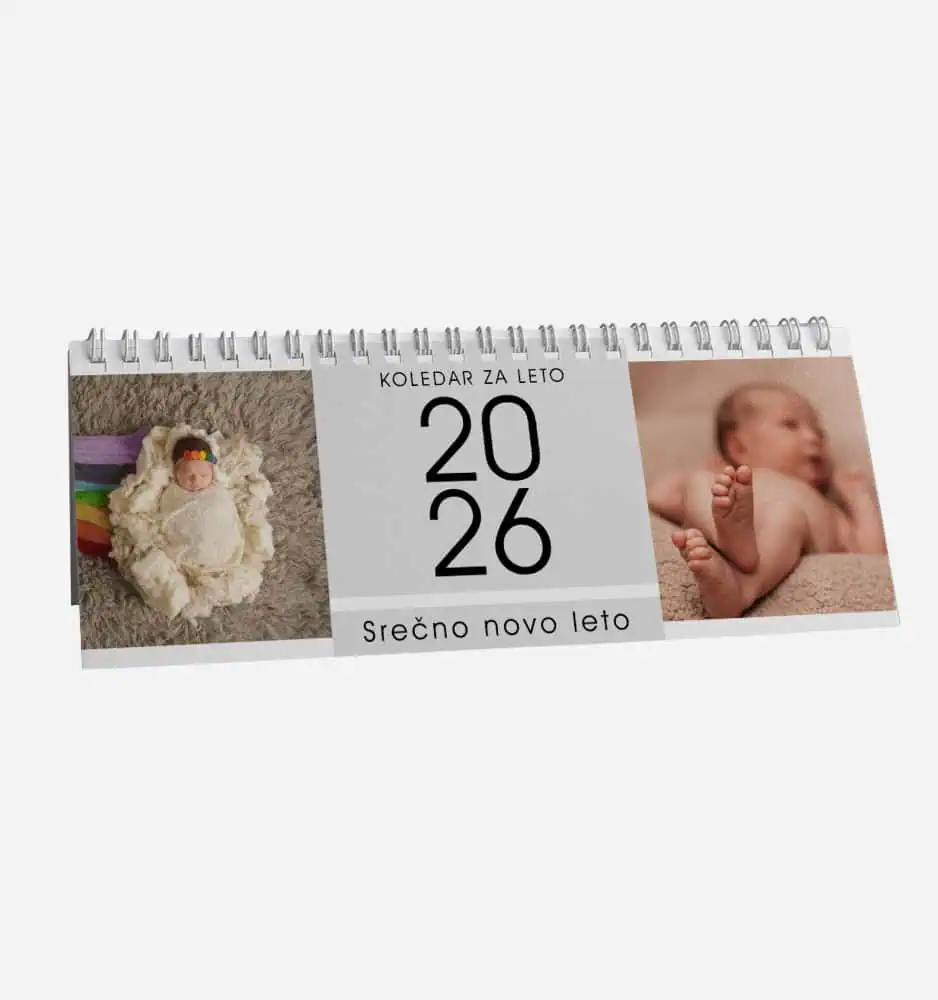Namizni koledar s fotografijo