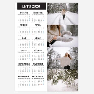 Enolistni koledar s fotografijo