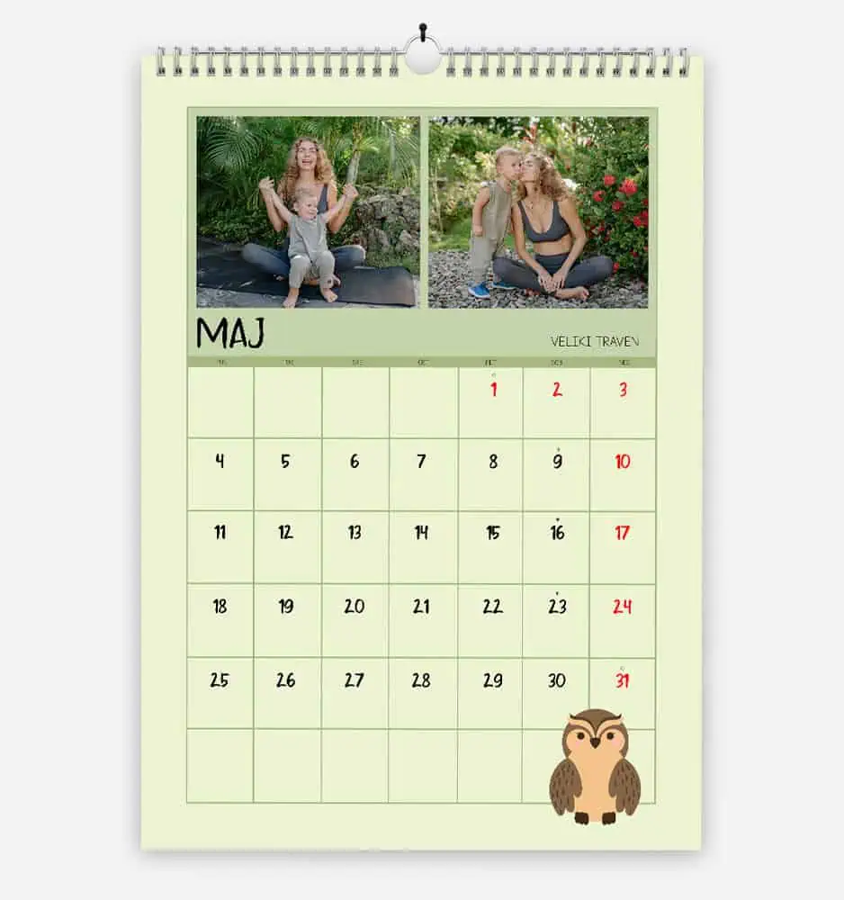prikupna_2026 Stenski koledar s fotografijami.