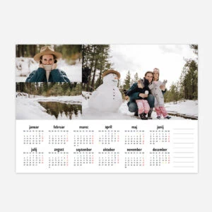 Enolistni koledar s fotografijo