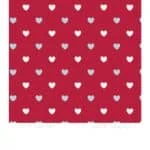 Rdeča s srčki