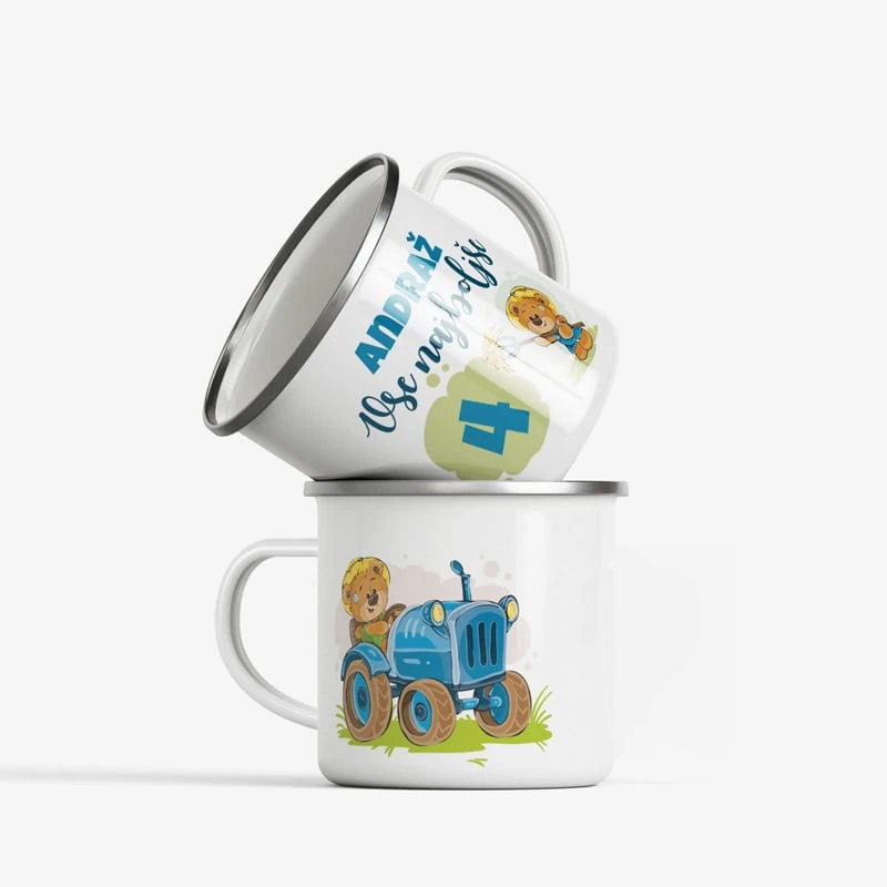 Emajlirana skodelica - rojstni dan