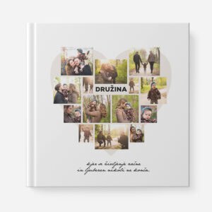 Klasična fotoknjiga srčna