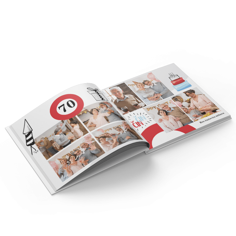 Obletna fotoknjiga za rojstni dan