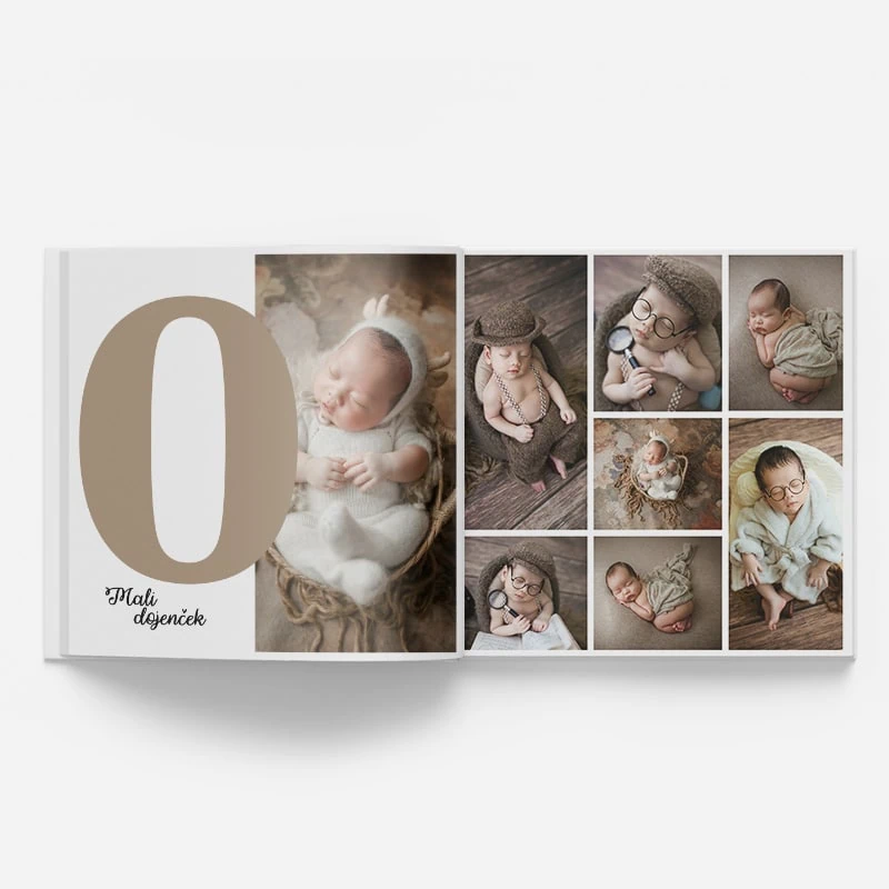 Fotoknjiga časovnica dojenček