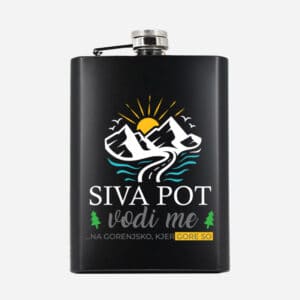 Kovinska prisrčnica siva pot