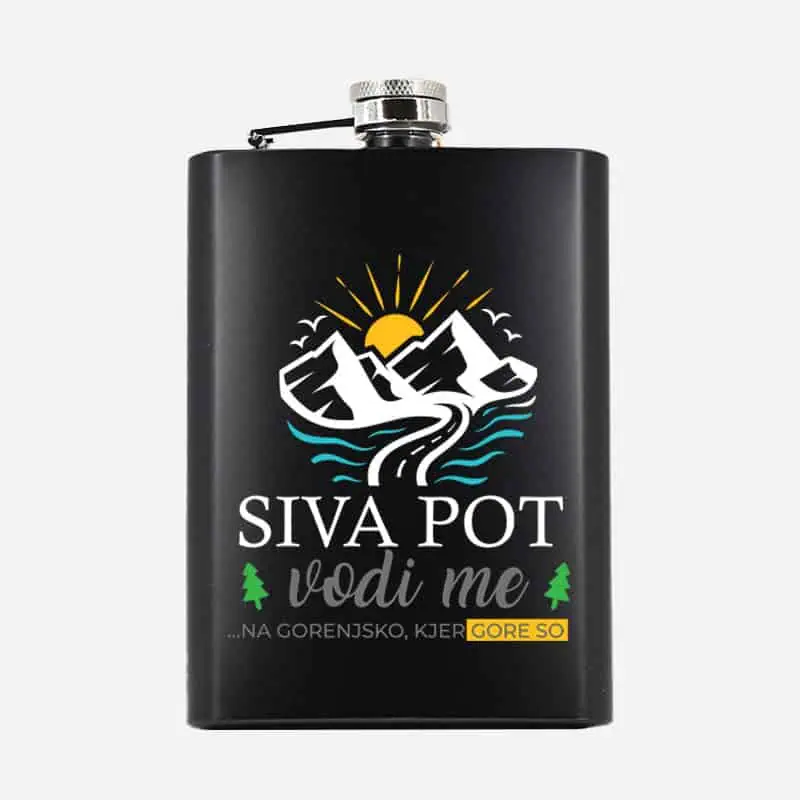 Kovinska prisrčnica siva pot