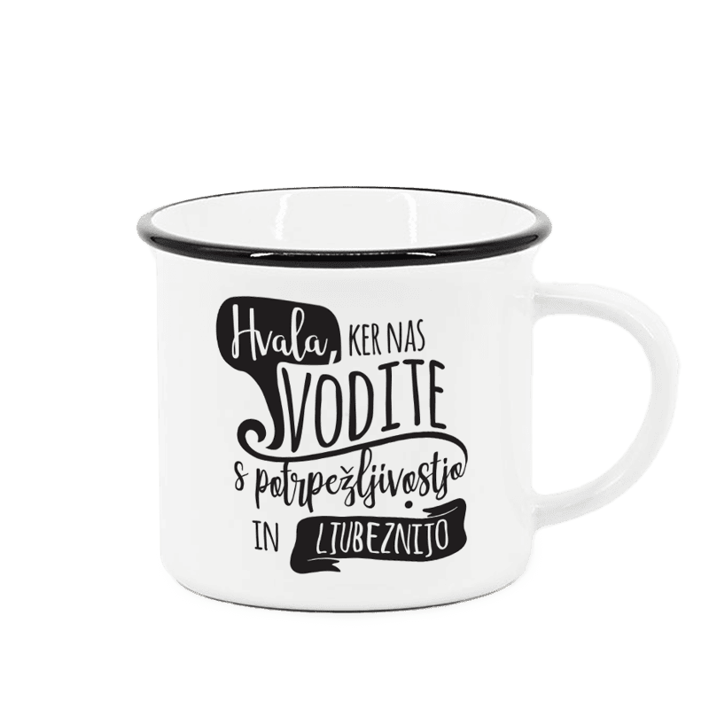 Hvala, ker nas vodite s potrpežljivostjo in ljubeznijo. Darilo za učitelje in vzgojitelje.