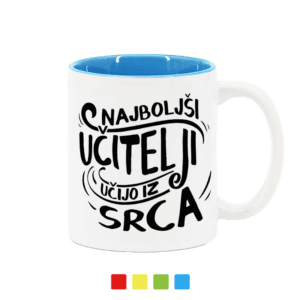 Najboljši učitelji učijo iz srca. Darilo za učitelje.