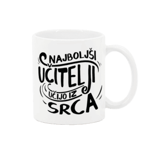 Najboljši učitelji učijo iz srca. Darilo za učitelje.