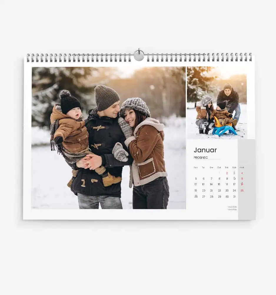 Stenski koledar s fotografijo