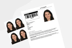 A professional ID photo of a young woman with dark hair, used for official documentation.