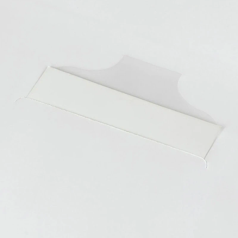White envelope with a partially open flap on a plain white background.
