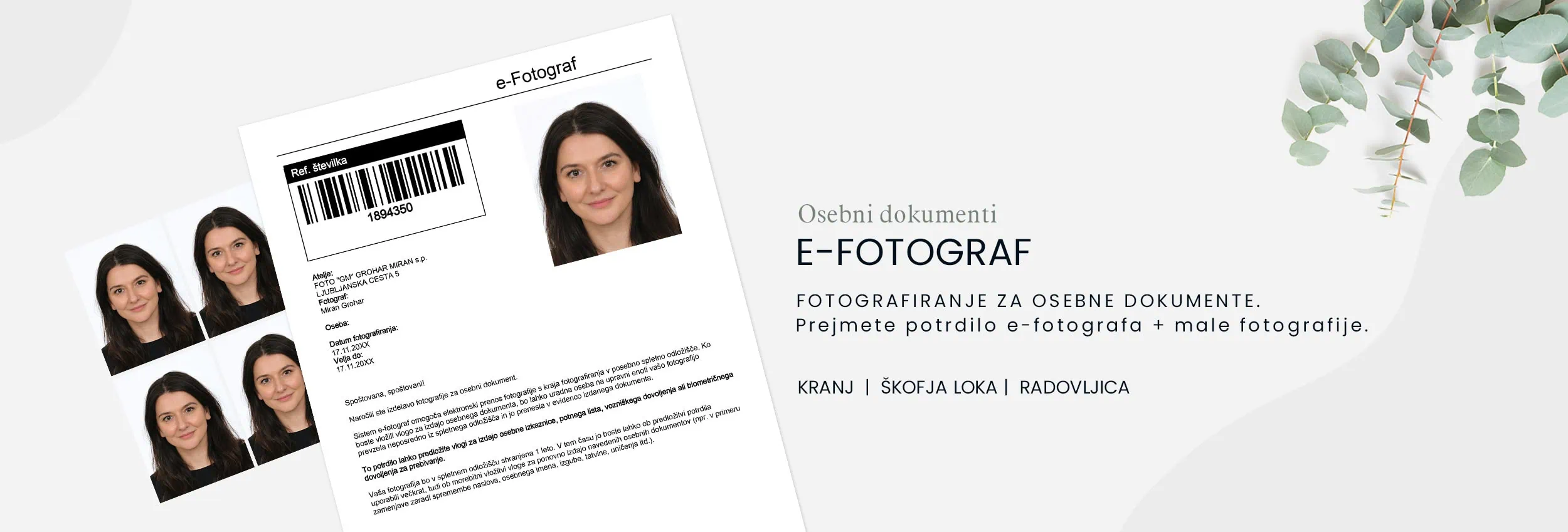 Professional ID photo for personal documents, showcasing clear facial features for official use and.