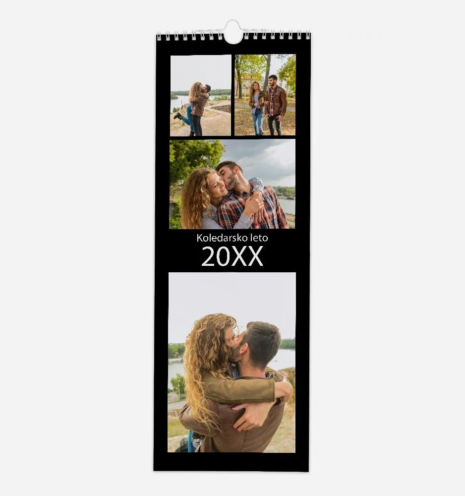 Custom photo calendar for summer 20XX with family photos by FOTO GM.